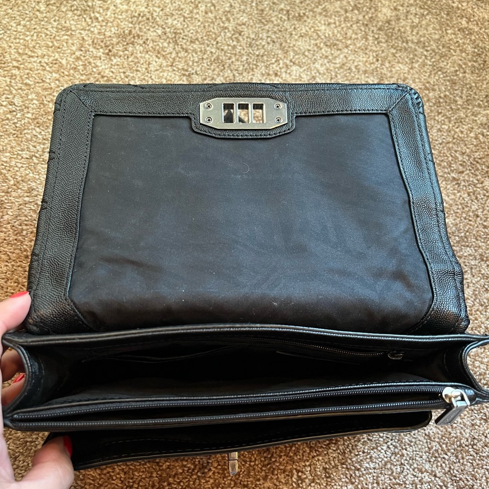 Rebecca Minkoff Je T’iame Black and silver crossbody. Medium sized. - Picture 2 of 5